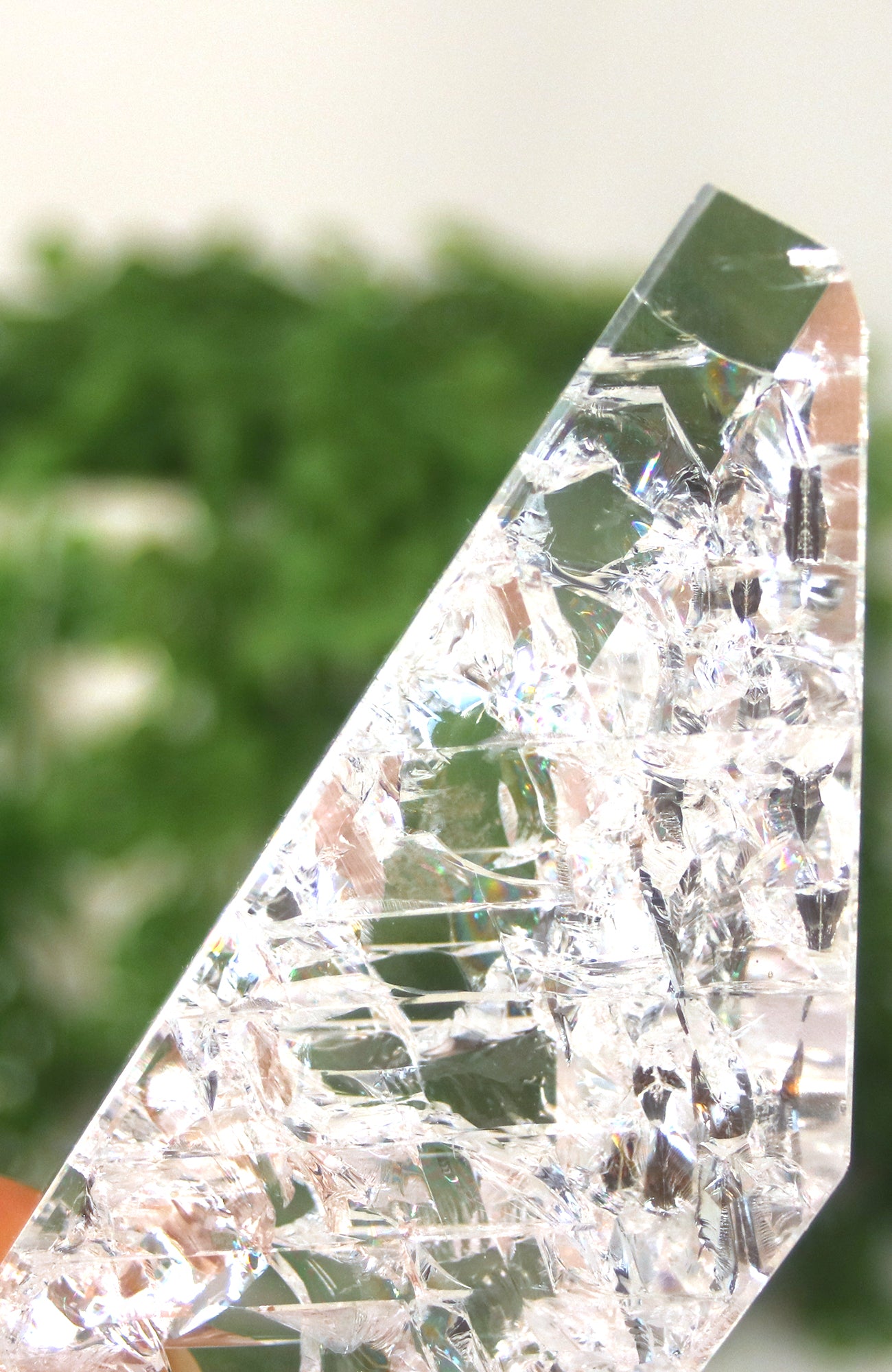 Clear Crackle Quartz Freeform